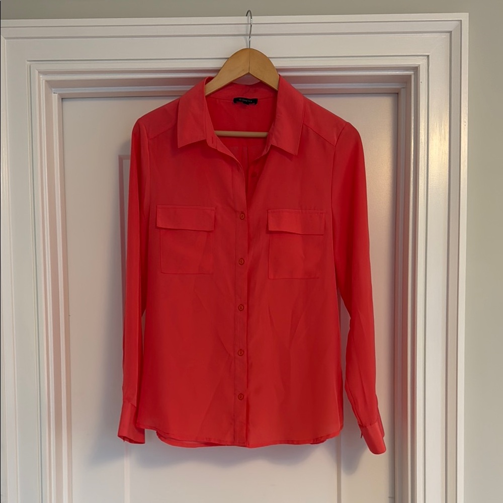 Gianetta Coral Button-Down Shirt